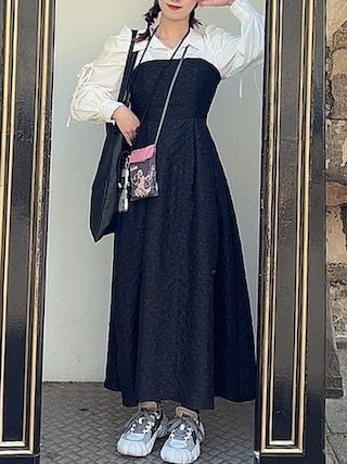 dazzlin（ダズリン）の「ブラウスレイヤードジャガード