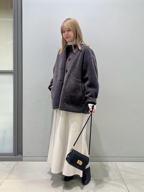 セール】【2サイズ展開】2WAYスウェードリバーシブルボアコート/ノー