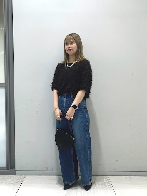 新品ルージュヴィフアンナ　 シアーフリンジニット　UNITEDARROWS 新品ルージュヴィフアンナ シアーフリンジニット UNITEDARROWS