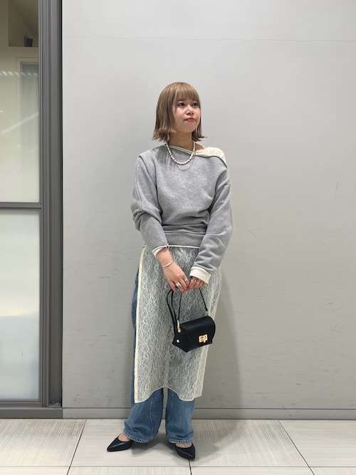 オフショルスウェットプルオーバー（Tシャツ/カットソー