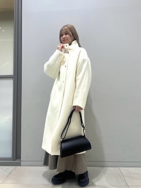 「eness（エネス）のアイテム」を使った、yuiさん（レディース・160cm）の冬コーディネート