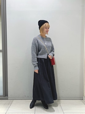 「Rouge vif（ルージュヴィフ）のアイテム（帽子）」を使った、yuiさん（レディース・160cm）の秋コーディネート