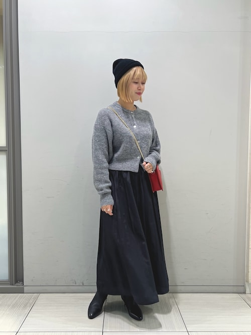 セール】グロスデシンゴムギャザースカート（スカート）｜Rouge vif  