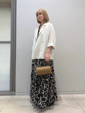 「YAHKI（ヤーキ）のアイテム」を使った、yuiさん（レディース・160cm）の春コーディネート