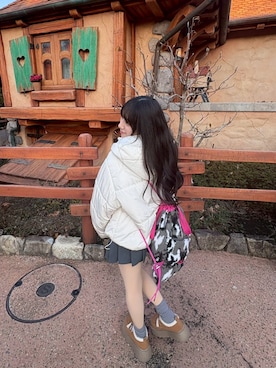 「SHEENA（シーナ）のアイテム」を使った、ひよりさん（レディース・147cm）の冬コーディネート