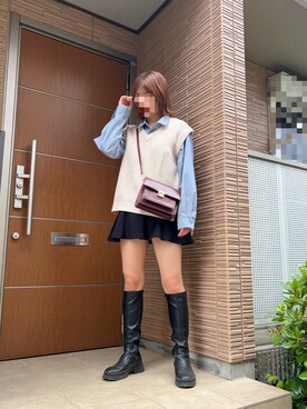 umeneri♡̆̈さん(レディース・166cm)の春コーディネート