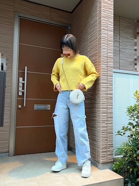 「MAD FOOT（マッドフット）のアイテム」を使った、umeneri♡̆̈さん（レディース・166cm）の秋コーディネート