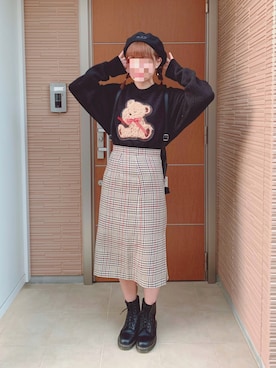 umeneri♡̆̈さん（レディース・166cm）の冬コーディネート