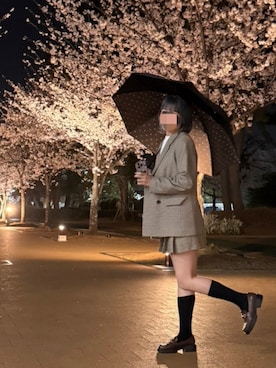 umeneri♡̆̈さん(レディース・166cm)の春コーディネート