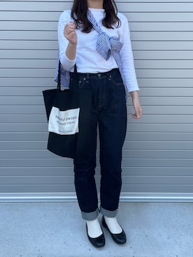 「ごきげんウィーク」｜「アイテム（バレエシューズ）」を使った、miiさん（レディース・165cm）の春コーディネート