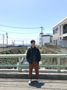 「UNDERCOVER（アンダーカバー）のアイテム（ナイロンジャケット）」を使った、jeffreynly94さん（メンズ・180cm）の秋コーディネート