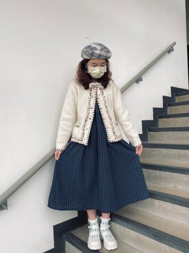 「paishop（パイショップ）のアイテム」を使った、こころさん（レディース・156cm）の秋コーディネート