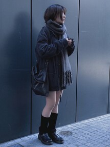 obey ruby leopard print puffer jacket