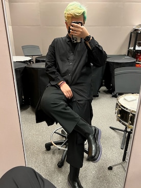 「IZZUE（イズゥー）のアイテム」を使った、polun2007さん（メンズ・175cm）の春コーディネート