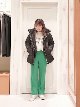 ハタケヤマさん（レディース・163cm）の冬コーディネート