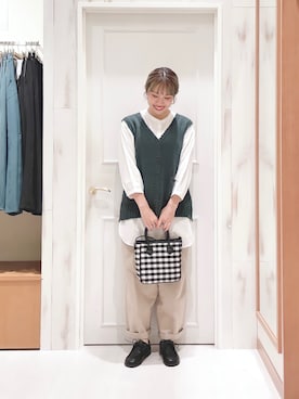 ハタケヤマさん（レディース・163cm）の秋コーディネート