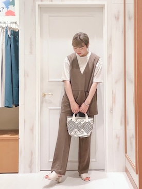 ハタケヤマさん（レディース・163cm）の夏コーディネート