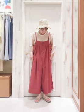 ハタケヤマさん（レディース・163cm）の夏コーディネート