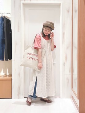 ハタケヤマさん（レディース・163cm）の夏コーディネート