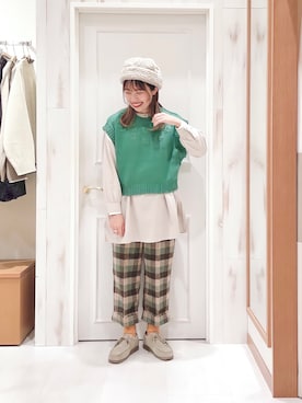 ベストを使った「チュニック」の人気ファッションコーディネート - WEAR