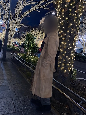 「UNITED ARROWS（ユナイテッドアローズ）のアイテム（マフラー）」を使った、かれしのふくさん（メンズ・178cm）の冬コーディネート