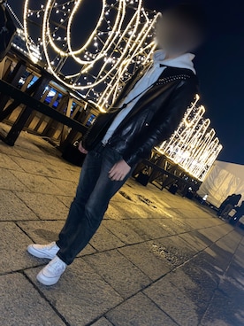 「TAKAHIROMIYASHITATheSoloIst.（タカヒロミヤシタザソロイスト）のアイテム（バッグ）」を使った、かれしのふくさん（メンズ・178cm）の冬コーディネート