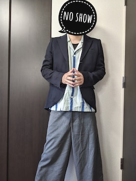 「NUMBER (N)INE（ナンバーナイン）のアイテム（リング）」を使った、まばゆいさん（メンズ・177cm）の夏コーディネート