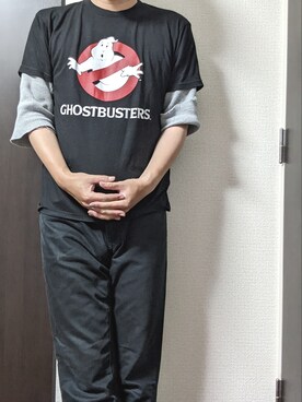 「Ghostbusters」｜まばゆいさん（メンズ・177cm）の秋コーディネート