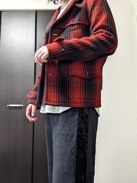 「GDC（ジーディーシー）のアイテム（ジャケット/アウター）」を使った、まばゆいさん（メンズ・177cm）の冬コーディネート
