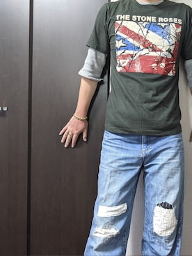 「MissMuch（ミスマッチ）のアイテム」を使った、まばゆいさん（メンズ・177cm）の夏コーディネート