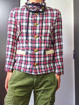 「Education from Youngmachines（エデュケーションフロムヤングマシーン）のアイテム（ジャケット/アウター）」を使った、まばゆいさん（メンズ・177cm）の秋コーディネート