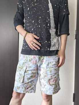 「PEARLY GATES（パーリーゲイツ）のアイテム（パンツ）」を使った、まばゆいさん（メンズ・177cm）の夏コーディネート