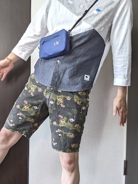 「動物モチーフ」｜「アイテム（アクセサリー）」を使った、まばゆいさん（メンズ・177cm）の夏コーディネート