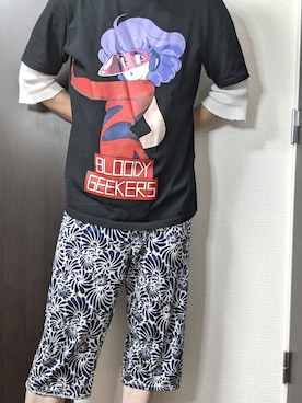 「アニメ」｜まばゆいさん（メンズ・177cm）の秋コーディネート
