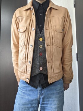 「MissMuch（ミスマッチ）のアイテム」を使った、まばゆいさん（メンズ・177cm）の冬コーディネート