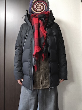 「DESCENTE ALLTERRAIN（デサント　オルテライン）のアイテム（ダウンジャケット/コート）」を使った、まばゆいさん（メンズ・177cm）の冬コーディネート