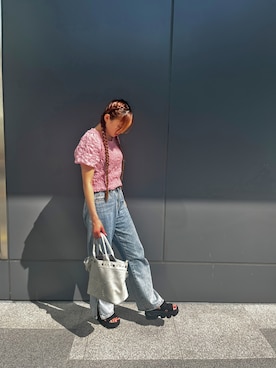 「Ada.（エイダ）のアイテム」を使った、kazumiさん（レディース・159cm）の春コーディネート