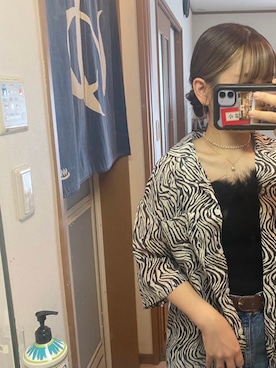 「WC（ダブル シー）のアイテム（キャミソール）」を使った、🈂️さん（レディース・156cm）の秋コーディネート