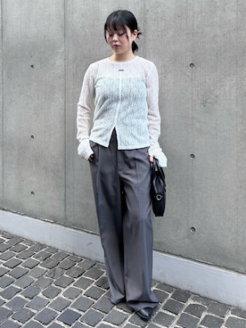 「&g'aime（アンジェム）のアイテム」を使った、れなぴさん（レディース・150cm）の春コーディネート