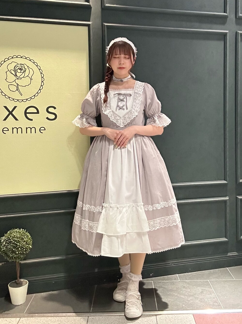 Chalmiere（シャルミエール）の「シュエットワンピース