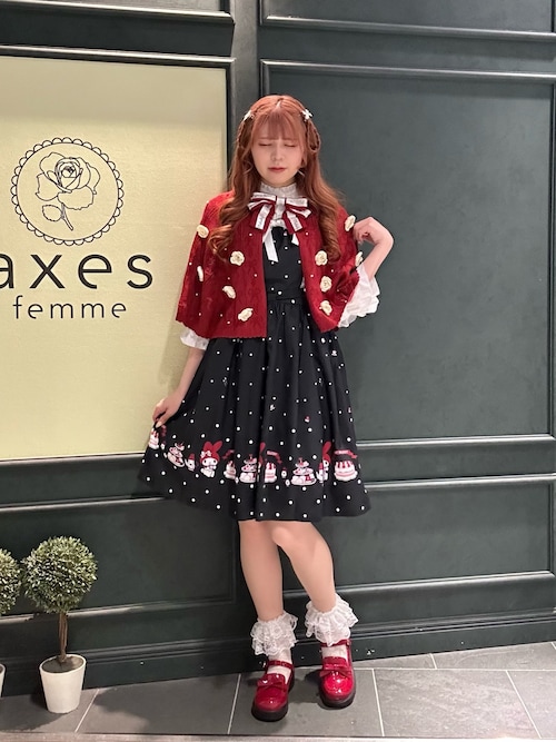 マイメロディ／ニットケープ（カーディガン/ボレロ）｜axes femme