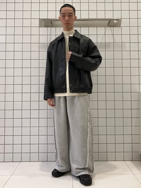 「SENSEOFPLACE」｜「アイテム（ブルゾン）」を使った、srsbrbr1234さん（メンズ・170cm）の秋コーディネート