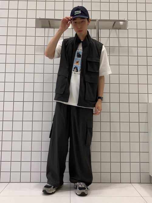 ナイロンロゴキャップ