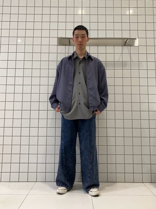 マイクロチェックエクストラルーズショートスリーブシャツ（シャツ
