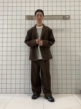 「SENSE OF PLACE by URBAN RESEARCH（センスオブプレイスバイアーバンリサーチ）のアイテム（Tシャツ/カットソー）」を使った、srsbrbr1234さん（メンズ・170cm）の秋コーディネート