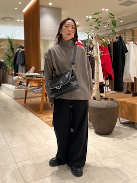 「アイテム（バックパック/リュック）」を使った、ggka4さん（レディース・154cm）の秋コーディネート