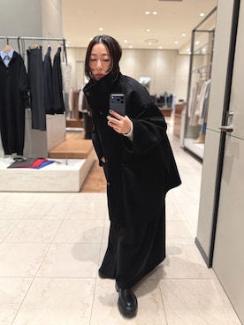 「ニット/セーター」｜「アイテム（その他アウター）」を使った、ggka4さん（レディース・154cm）の秋コーディネート