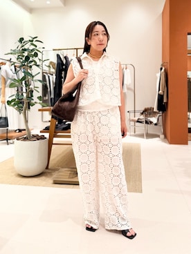 「Drawing Numbers（ドローイング ナンバーズ）のアイテム」を使った、wg__ka4さん（レディース・154cm）の夏コーディネート