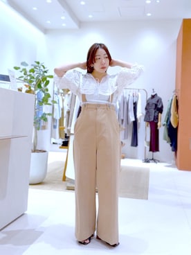 「Drawing Numbers（ドローイング ナンバーズ）のアイテム」を使った、wg__ka4さん（レディース・154cm）の春コーディネート