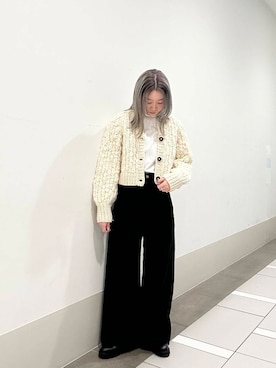 晴菜さん（レディース・157cm）の冬コーディネート